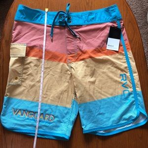 NWT RVCA swim shorts size 34